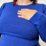 Pull col rond laine et cachemire femme TRICOTONIC T36-T42 - bleu-royal - 42