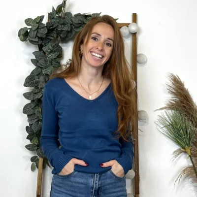 Y248- Pull Laine Cachemire "Tricotonic" (les T36&40) - bleu-petrole - 40