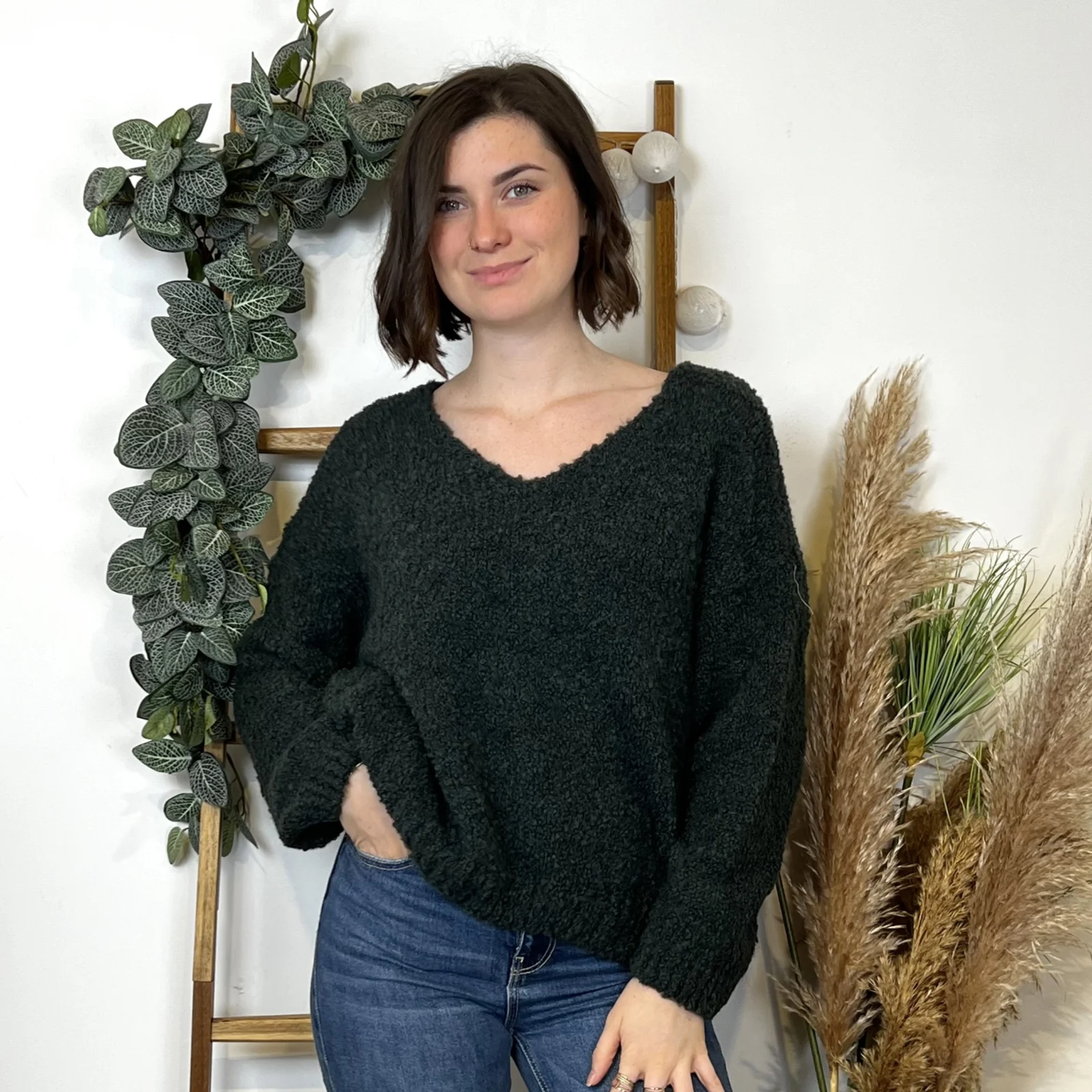 K777- Pull Oversize Maille Bouclette (Tu)