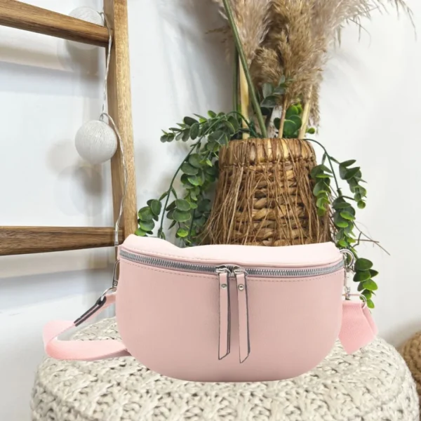 P424- Sac Banane Flora&Co - rose-pale - sans-taille