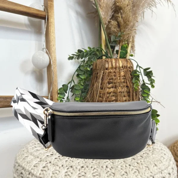 P409- Banane Flora & Co - noir - taille-unique