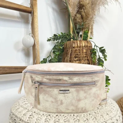 P405- Banane Medium irrisée - dore - taille-unique