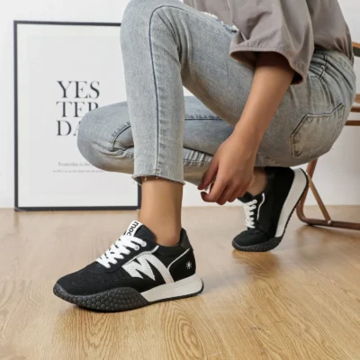 R454- Sneakers Moow ( T36-T41) - noir - 41