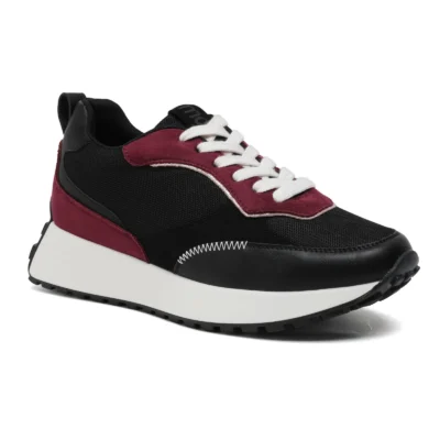 R415- Sneakers Moow tricolore (T36-T41) - noir - 41
