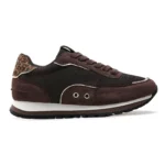 Sneakers crantées bicolore MOOW (T36-T41) - marron - 41