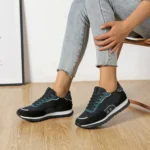 Sneakers crantées bicolore MOOW (T36-T41) - vert-sapin - 41