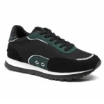 Sneakers crantées bicolore MOOW (T36-T41) - vert-sapin - 41