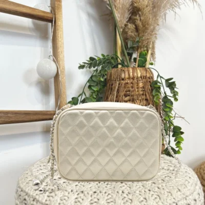 P482- Sac Matelassé Flora & Co - dore - sans-taille