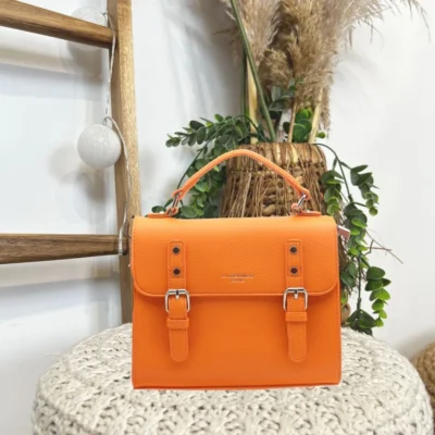P425- Sac cartable Flora & Co - orange - sans-taille