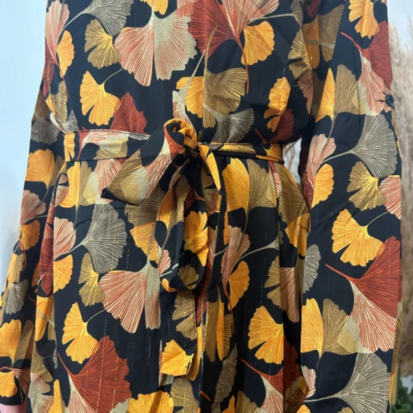 K683- Robe By One Gingko (T36-T40) - camel - 38