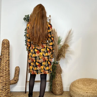 K683- Robe By One Gingko (T36-T40) - camel - 38