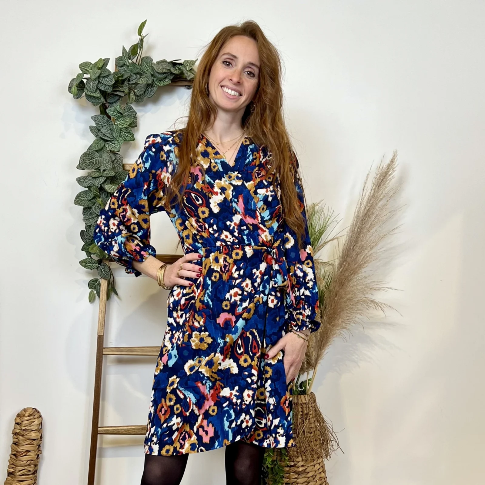 K745- Robe By One cache-coeur (T36/40) - marine - 38