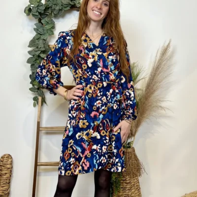 K745- Robe By One cache-coeur (T36/40) - marine - 38