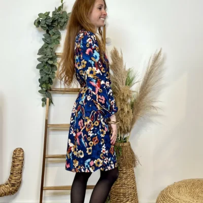 K745- Robe By One cache-coeur (T36/40) - marine - 38