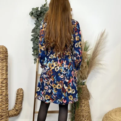 K745- Robe By One cache-coeur (T36/40) - marine - 38