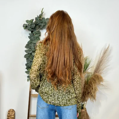 K768- Chemisier By.one (T36-T40) - kaki - 38