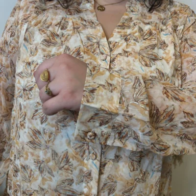 K740- Chemisier By.one (T40-T48) - camel - 48