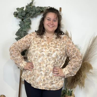 K740- Chemisier By.one (T40-T48) - camel - 48