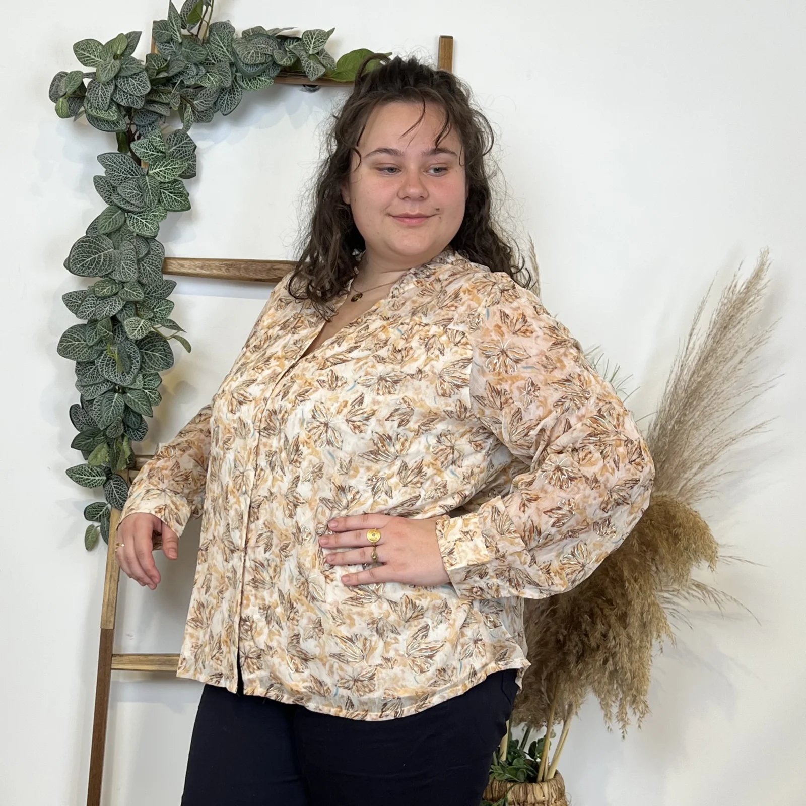 K740- Chemisier By.one (T40-T48) - camel - 48