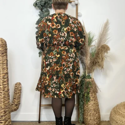 K745- Robe By One cache-coeur (T40/48) - kaki - 48