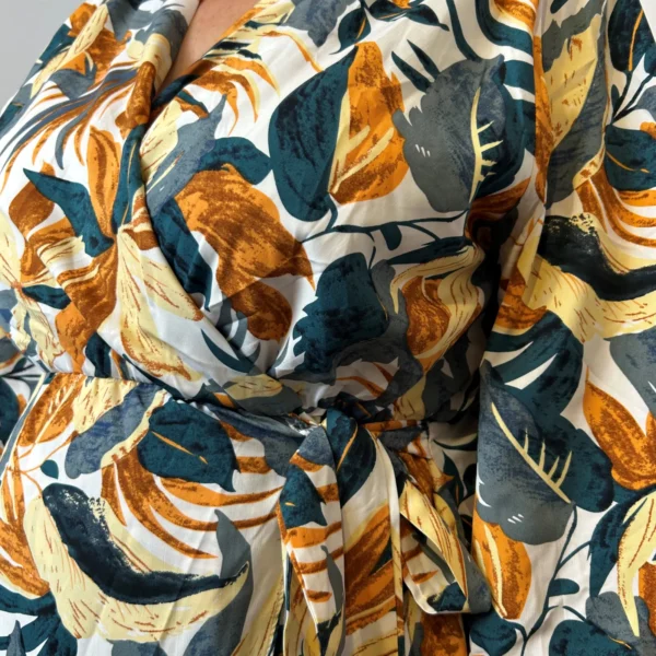 M386- Robe Maëlle cache coeur (T40-T48) - rouille - 48