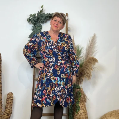 K745- Robe By One cache-coeur (T40/48) - marine - 48