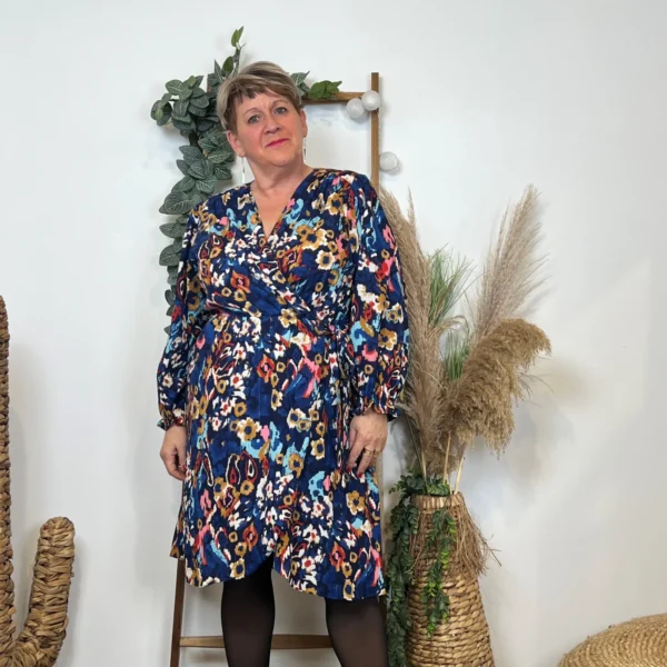 K745- Robe By One cache-coeur (T40/48) - marine - 48