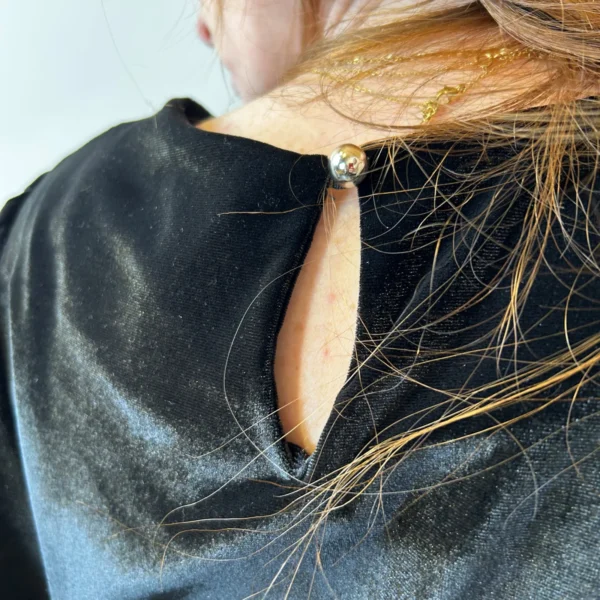 K685- Robe Panne de Velours (Tu) 🇮🇹 - noir - taille-unique