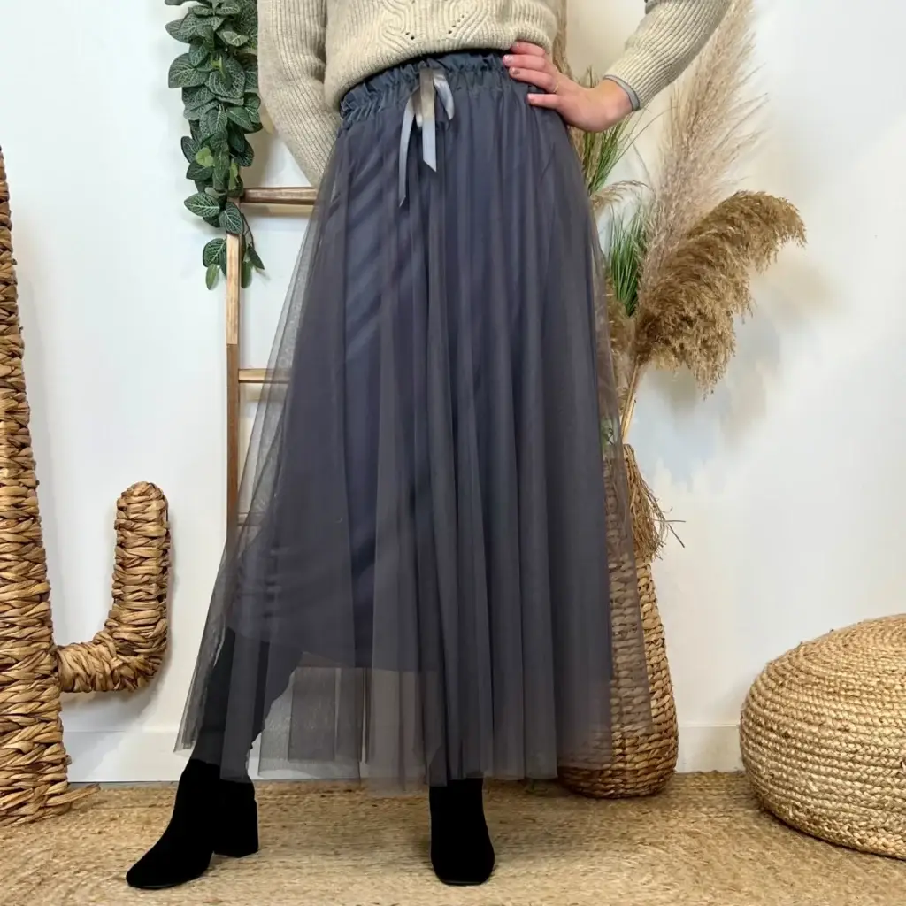 M750- Jupe Tulle unie (Tu)