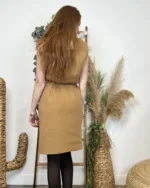 Robe droite (T36-T44) - camel - 44