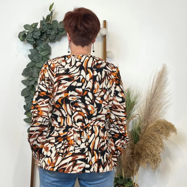 K760- Blouse Maëlle (T36-T40) - rouille - 38