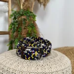 Ceinture élastiquée - marron-multicolore - taille-unique