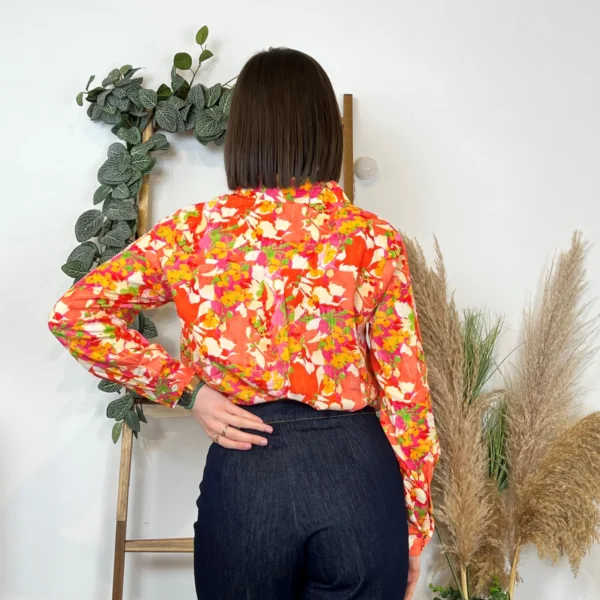 K641 - Chemise Tropical "ByOne" (T36-T40) - corail - 38