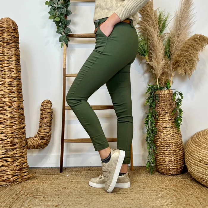 Pantalon Stretch (T36-T46) - kaki - 50