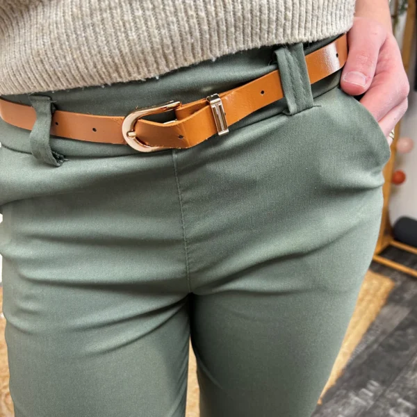 L799- Pantalon Stretch (T36-T46) - kaki - 50