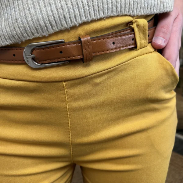 L799- Pantalon Stretch (T36-T46) - moutarde - 50