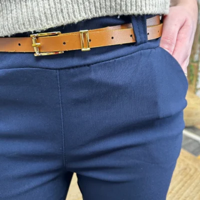 L799- Pantalon Stretch (T36-T46) - marine - 50