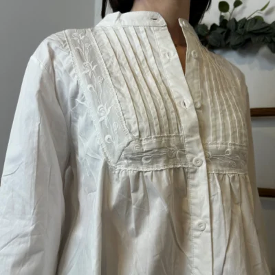 I973- Chemisier "Version Féminin" (T36-T40) - blanc - 40