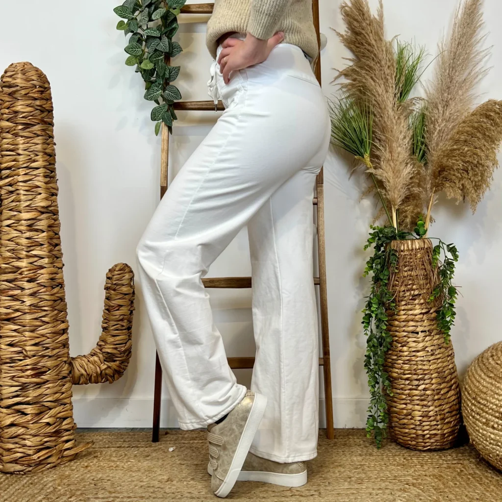 L758- Jogging Flare (T36-T42) - blanc - 42