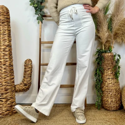 L758- Jogging Flare (T36-T42) - blanc - 42