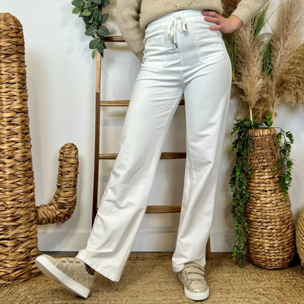 L758- Jogging Flare (T36-T42) - blanc - 42