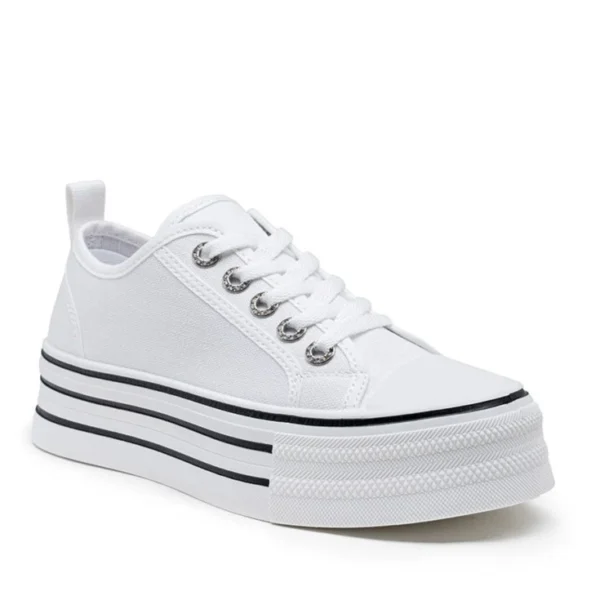 R430- Tennis Plateforme (T36-T41) - blanc - 41