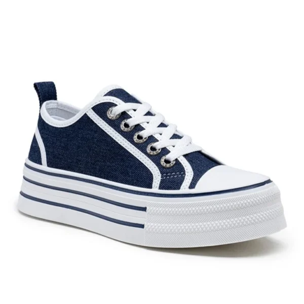 R430- Tennis Plateforme (T36-T41) - denim - 41