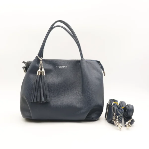 P444-Sac à main Flora&Co - marine - sans-taille