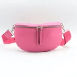 Sac banane femme Flora & Co à double zip - fuchsia - sans-taille