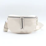 Sac banane femme Flora & Co à double zip - ecru - sans-taille