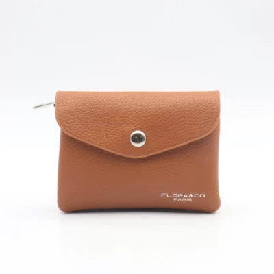 P422- Porte Monnaie / Cartes - camel - sans-taille