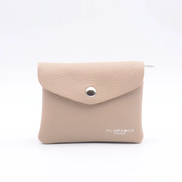 P422- Porte Monnaie / Cartes - beige - sans-taille