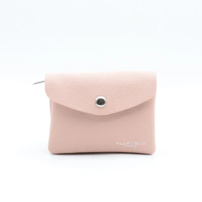 P422- Porte Monnaie / Cartes - rose-pale - sans-taille