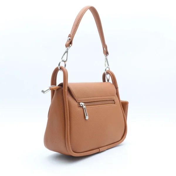 P407- Sac Rabat & Pochette - camel - sans-taille